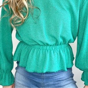 Zara Women’s green/blue Shirt